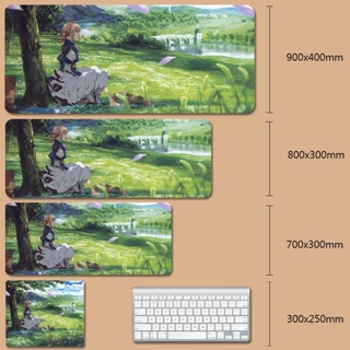 [700 * 300] แผ่นรองเมาส์ ขนาดใหญ่ ลายการ์ตูนอนิเมะ Violet Evergarden