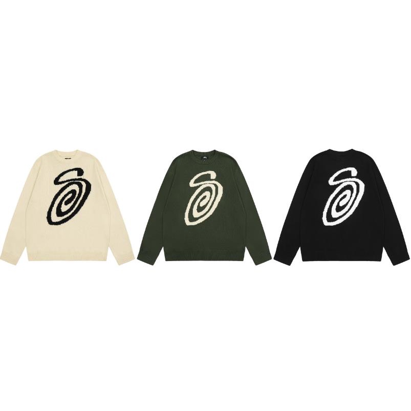 เสื้อกันหนาว คอกลม สไตล์คลาสสิก