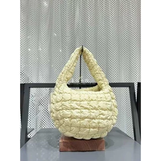 ~~ COS Macaron Color Cloud Bag mini/micro Pleated Bag Casual All-Match Simple