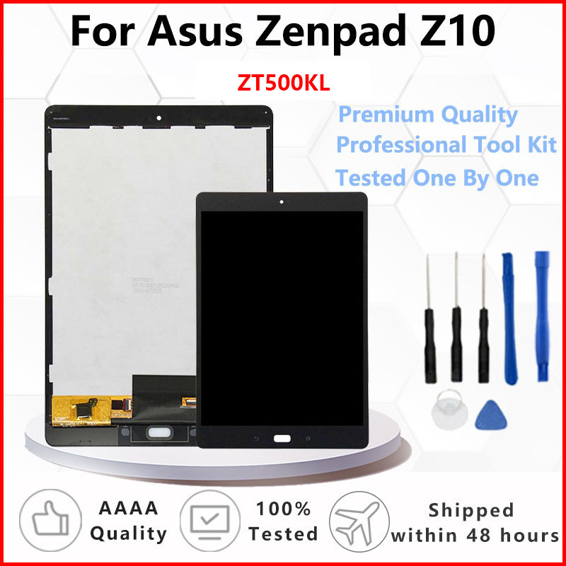 ✧อะไหล่กรอบหน้าจอสัมผัส LCD 9.7 นิ้ว คุณภาพสูง สําหรับ Asus Zenpad Z10 ZT500KL [1528]