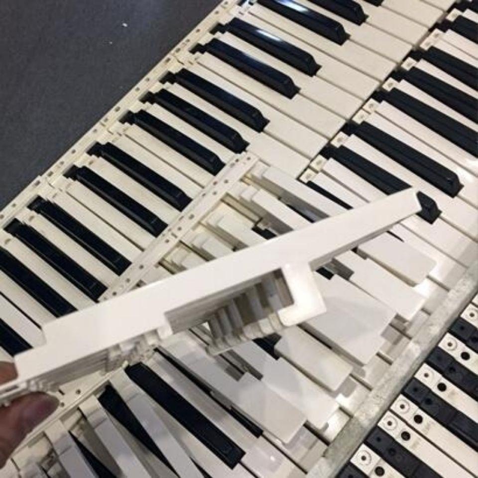 อุปกรณ์เสริมเปียโน ❀☒✟อะไหล่ปุ่มกดคีย์บอร์ดอิเล็กทรอนิกส์ ctk550 ctk750 CT310 wk PX สีดํา สีขาว