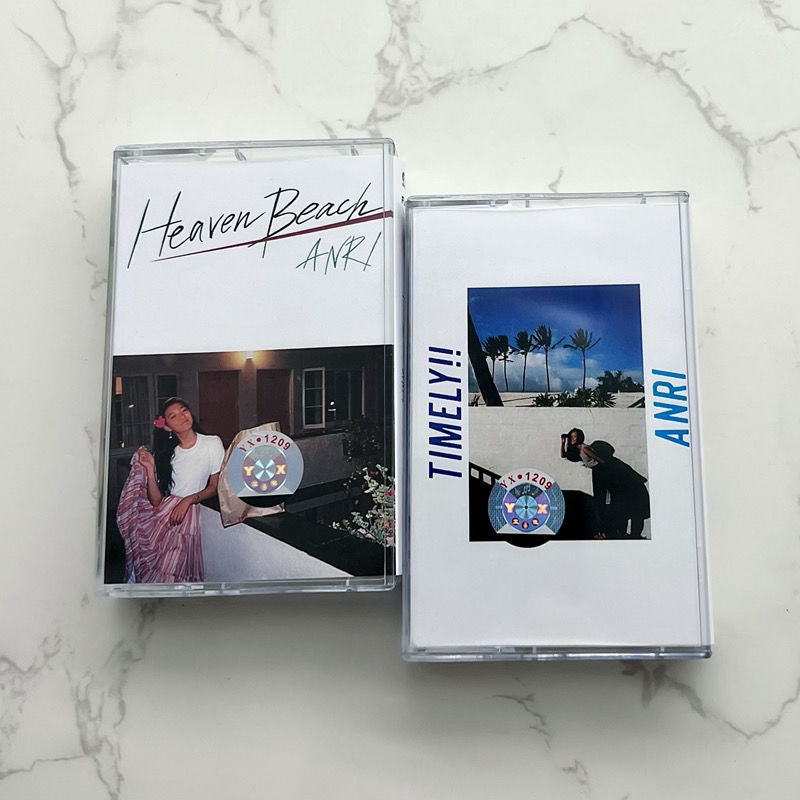 Cassette Anri Heaven Beach Anri Heaven Beach Plus เวลาด้วยเนื้อเพลงหนังสือเทปที่ยังไม่ได้เปิดแบบสองม