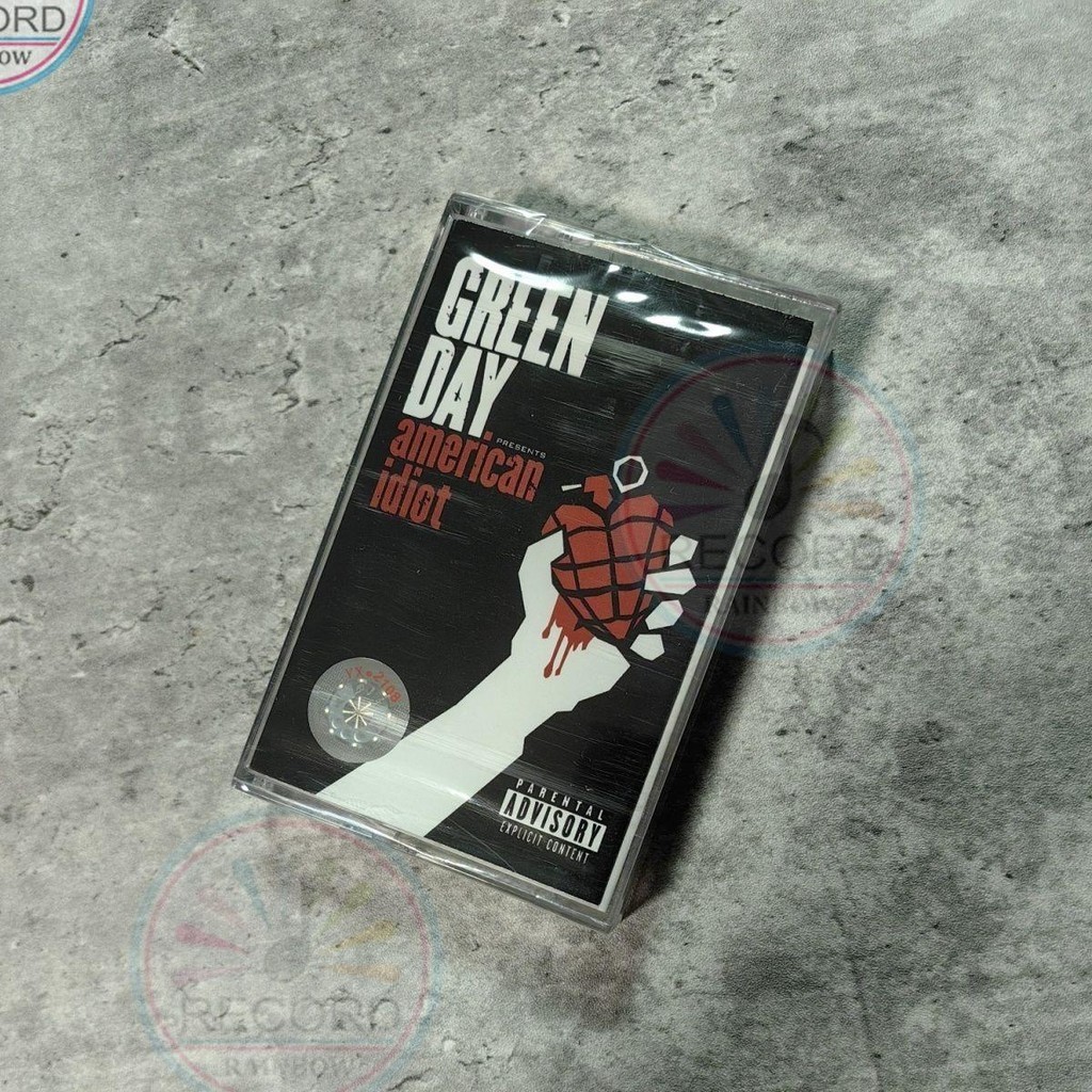 Original Green Day American Idiot Cassette Tape + Lyric Book Collector's Edition