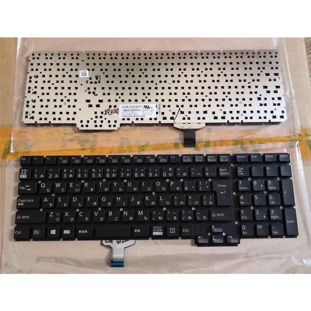 แป้นพิมพ์แล็ปท็อป Fujitsu AH45/B3 AH45/C2 AH45/D1 AH49/B3 AH49/C2 แป้นพิมพ์ญี่ปุ่น