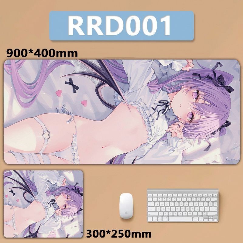 [700 * 300] Rurudo แผ่นรองเมาส์ ขนาดใหญ่ ลาย Lolita Angel Police Little Devil สําหรับคอมพิวเตอร์ตั้งโต๊ะ