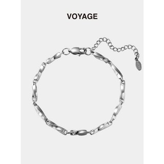 Mobius VOYAGE สร้อยข้อมือเหล็กไทเทเนียมโมเบียสสร้อยข้อมือผู้ชายเครื่องประดับระดับไฮเอนด์เฉพาะกลุ่มสำหรับผู้ชายสร้อยข้อมือที่เรียบง่ายและใจกว้าง