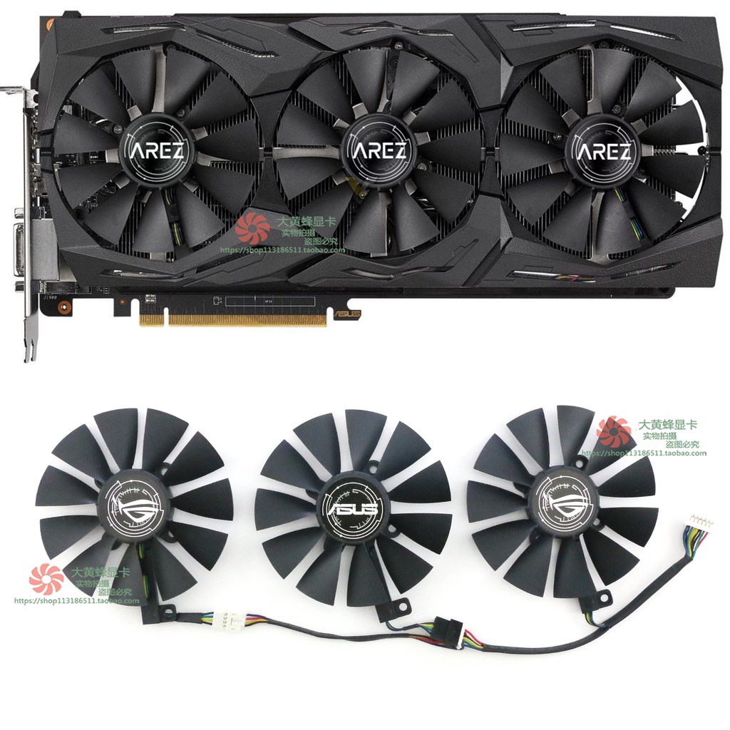 หม้อน้ํากราฟิกการ์ดยี่ห้อใหม่ ASUS/ASUS RX Vega56/RX Vega64 8GB ROG STRIX กราฟิกการ์ดพัดลมระบายความร