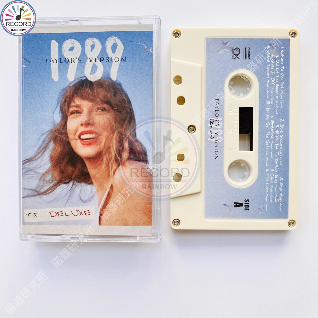 Original Taylor Swift 1989 Cassette Tape White version