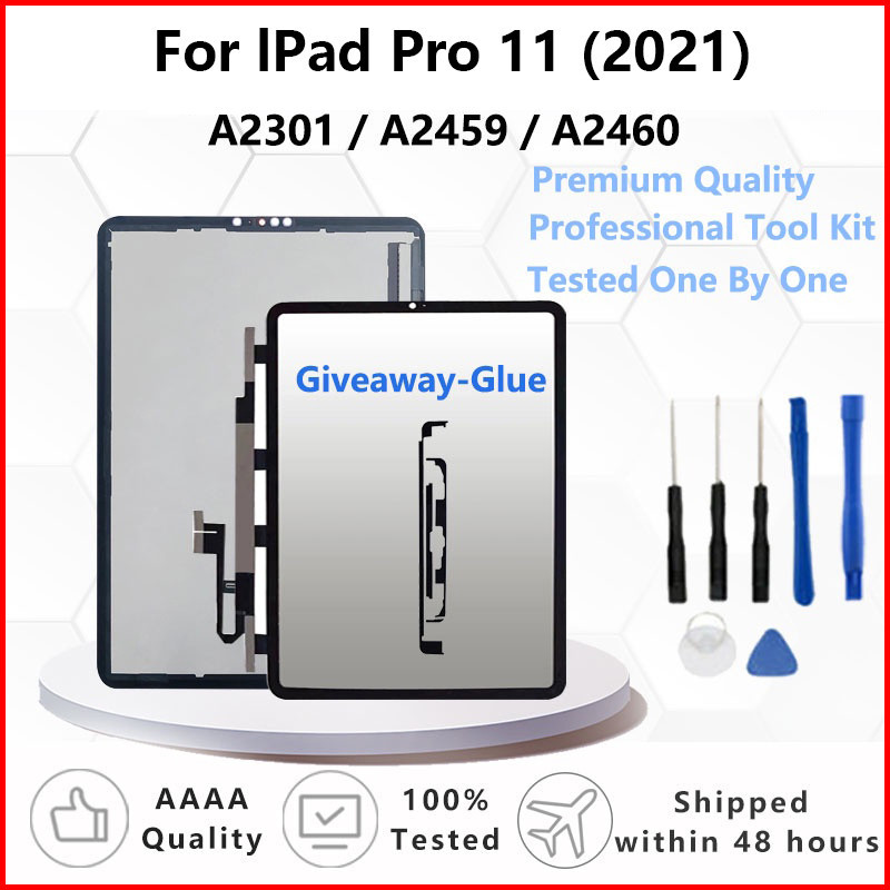 ✧แผงหน้าจอสัมผัสดิจิทัล LCD แบบเปลี่ยน สําหรับ iPad Pro 11 (2021) A2301 A2459 A2460 [1528]