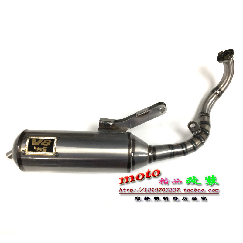 เหมาะสําหรับ Honda DIO50 ZX34 35 เฟส 38 ดัดแปลง V8 ท่อไอเสียท่อด้วยตนเอง Warping ท่อ 70-90cc