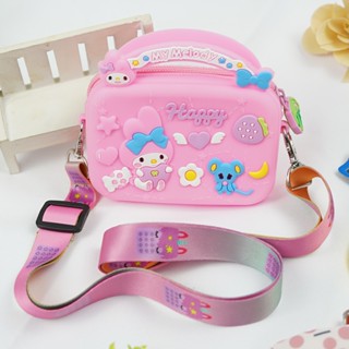 Sanrio Melody กระเป๋าใส่เหรียญ ซิลิโคน ลายน่ารัก สําหรับเด็ก ☀9.14