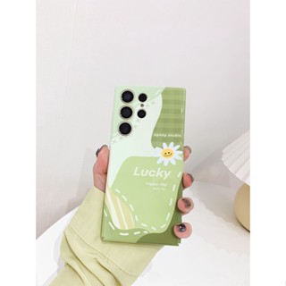 เคสโทรศัพท์มือถือแบบแข็ง ลายดอกเดซี่ ขนาดเล็ก สําหรับ Samsung S22 S23plus ultra A53 A21S A14 A12 A11 A04 03