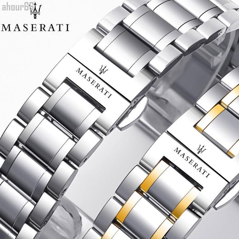 Online 888 Maserati สายนาฬิกาข้อมือ สเตนเลส แบบเปลี่ยน สําหรับ Maserati