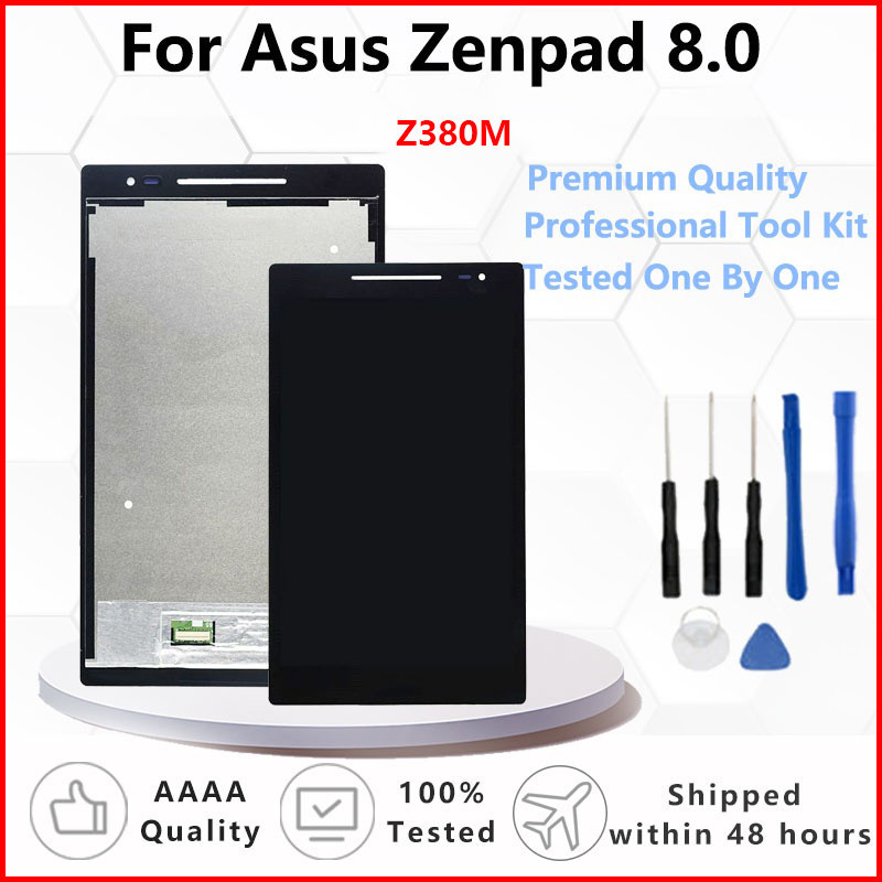 อะไหล่หน้าจอสัมผัสดิจิทัล LCD 8.0 นิ้ว 2016 แบบเปลี่ยน สําหรับ Asus Zenpad 8.0 Z380 Z380M