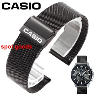 Casio สายนาฬิกาข้อมือสเตนเลส EFR-303L EQB-501 506 20