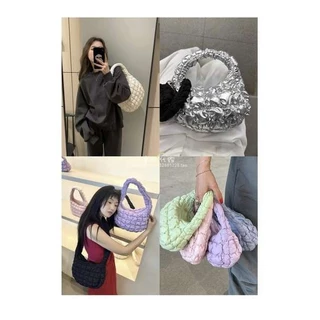 ~~ COS Macaron Color Cloud Bag mini/micro Pleated Bag Casual All-Match Simple