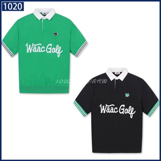 [WAAC] เสื้อกันหนาว แขนสั้น คอปก สไตล์เกาหลี สําหรับผู้ชาย SY056GYHC