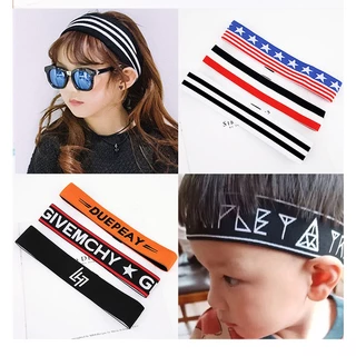 🔥พร้อมส่ง🔥 แฟชั่นแถบชานเมือง / ลูกน้อยแฟชั่นผ้าคาดศีรษะแฟชั่น / มงกุฎฮิปฮอป