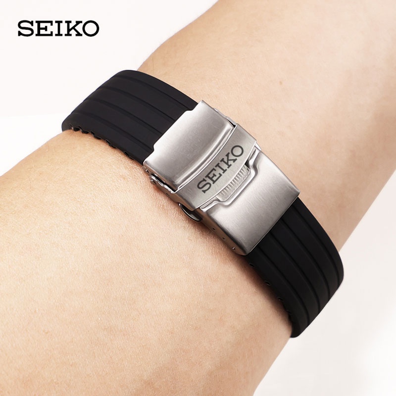 สายนาฬิกาข้อมือ SEIKO SEIKO คุณภาพดี สําหรับผู้ชาย สายนาฬิกาข้อมือ ลายทาง สําหรับค็อกเทล 5 ชิ้น
