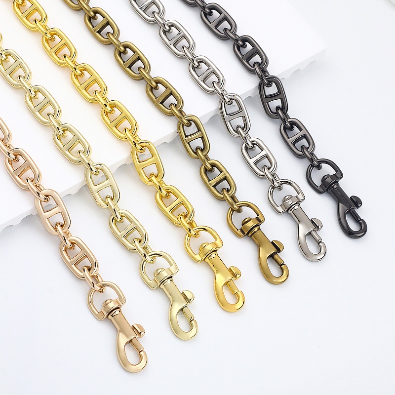 สายโซ่สะพายข้าง สีทอง สไตล์โบราณ ระดับไฮเอนด์ อุปกรณ์เสริม สําหรับกระเป๋าผู้หญิง