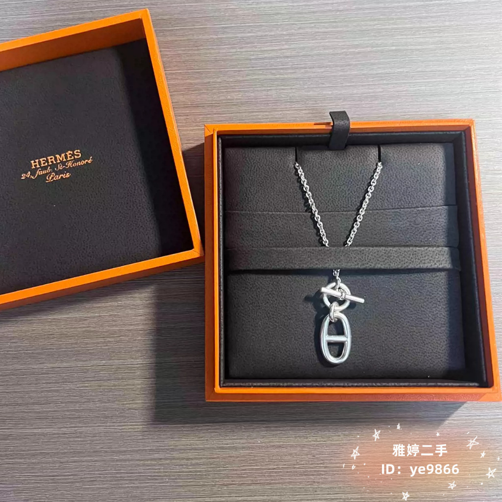 สร้อยคอจมูกหมูหัวเข็มขัด HERM S H10414