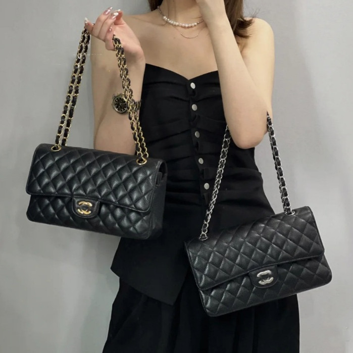 กระเป๋าสะพายข้างวัสดุขนแกะแบบคลาสสิก CF1112 โปรโมชันจำกัดเวลา