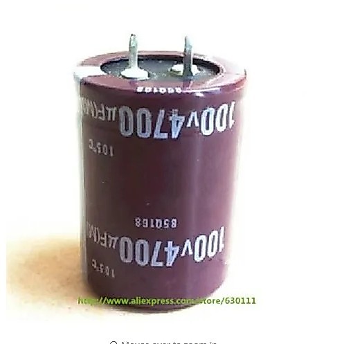 5PCS 100V 4700uf Electrolytic Capacitor Radial 4700UF 100V 35x50 มม.