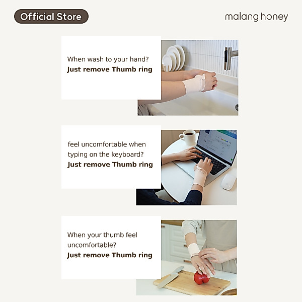 Malang Honey دعامة معصم وإبهام للحوامل والأمهات — صورة 4
