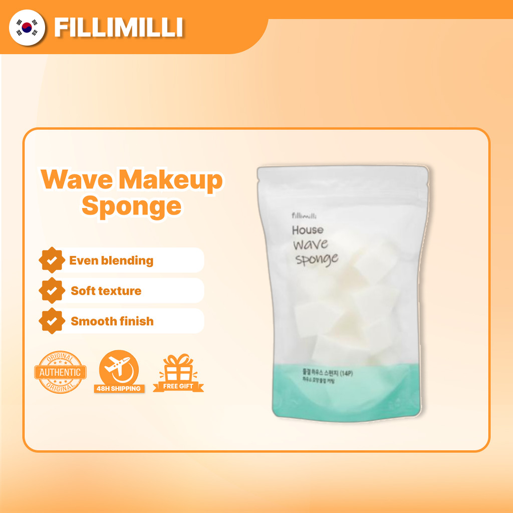 ฟองน้ํา Fillimili House Wave (14P)