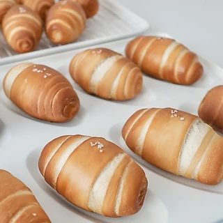 ถาดขนมปังเกลือขาว Silblanc 8 หลุม (ภาชนะอุ่น) [400*330*32] 실블랑 시오빵팬 8구