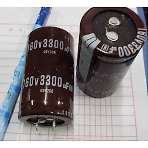 10 ชิ้น 3300UF 160V ตัวเก็บประจุอลูมิเนียมอิเล็กโทรลีติค 160v3300uf 30*50 มม.