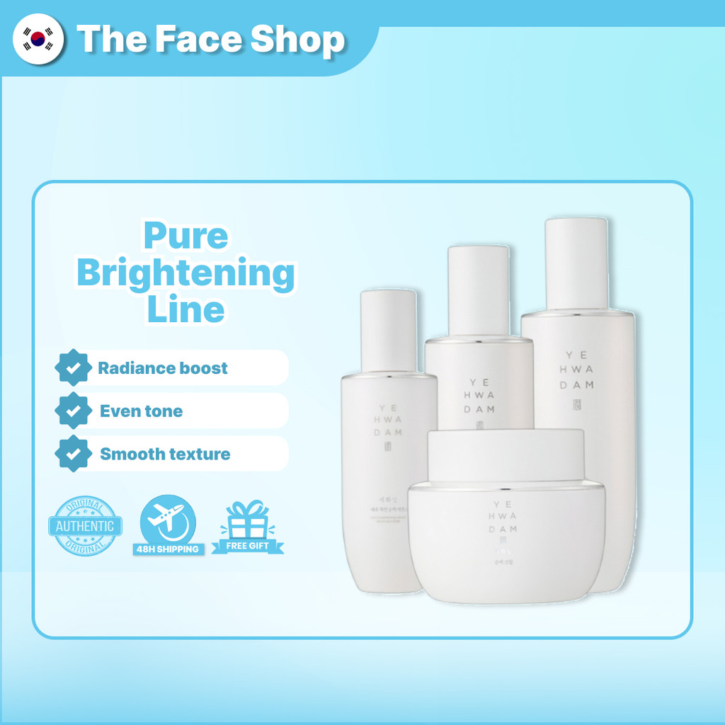 The Face Shop YEHWADAM Pure Brightening Line / Toner / Emulsion / Serum / Cream