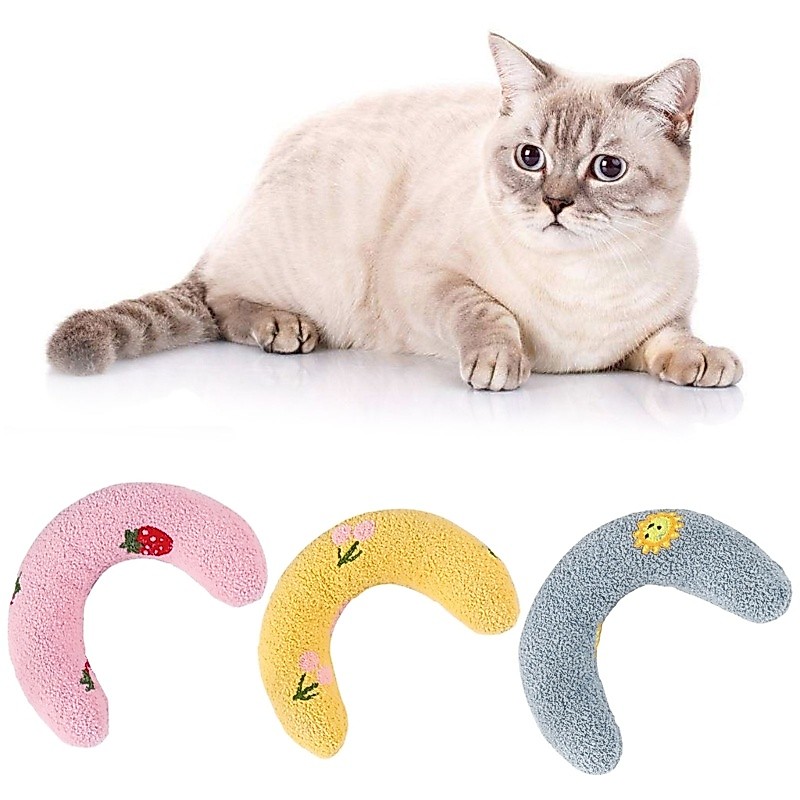 ONE ตุ๊กตาสุนัขของเล่นตุ๊กตารูปตัว U Sleep Aid ของเล่น Soft Chew ของเล่นสําหรับสุนัขแมวบรรเทาความวิต