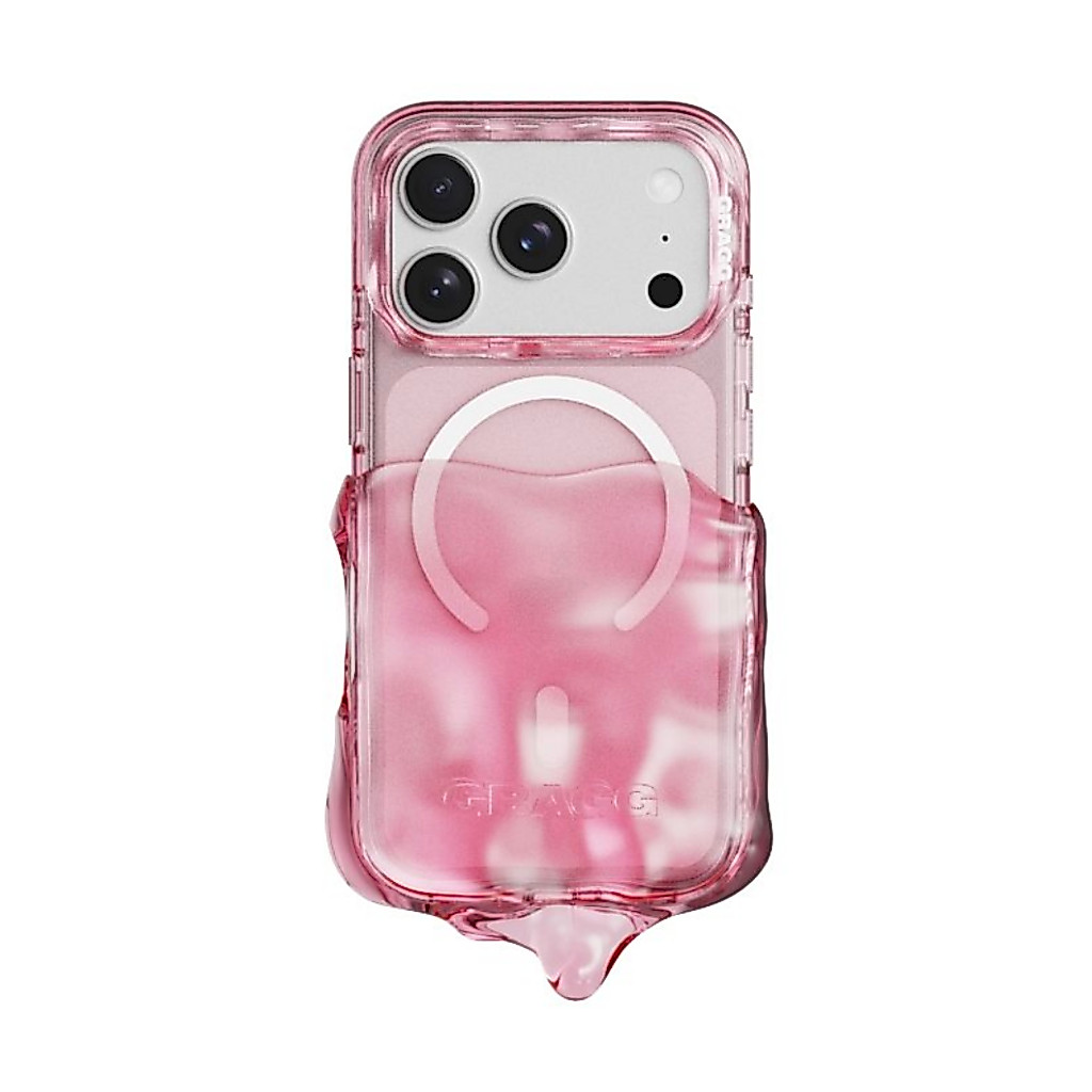 Gragg - Magnetic DOUBLE LAYERS CASE (ใส, ดํา, ชมพู, น้ําเงิน) เข้ากันได้กับ iphone 17 series pro max