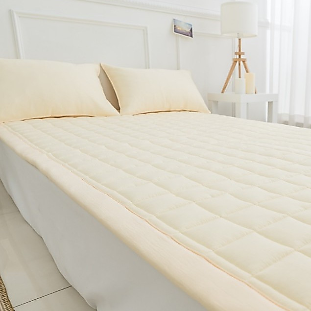[ผลิตในเกาหลี] ผ้านวม Aircon พรีเมี่ยมคอลลาเจน / แผ่นรองที่นอนกันลื่น Eco Corn Fiber ผ้านวม Single Q