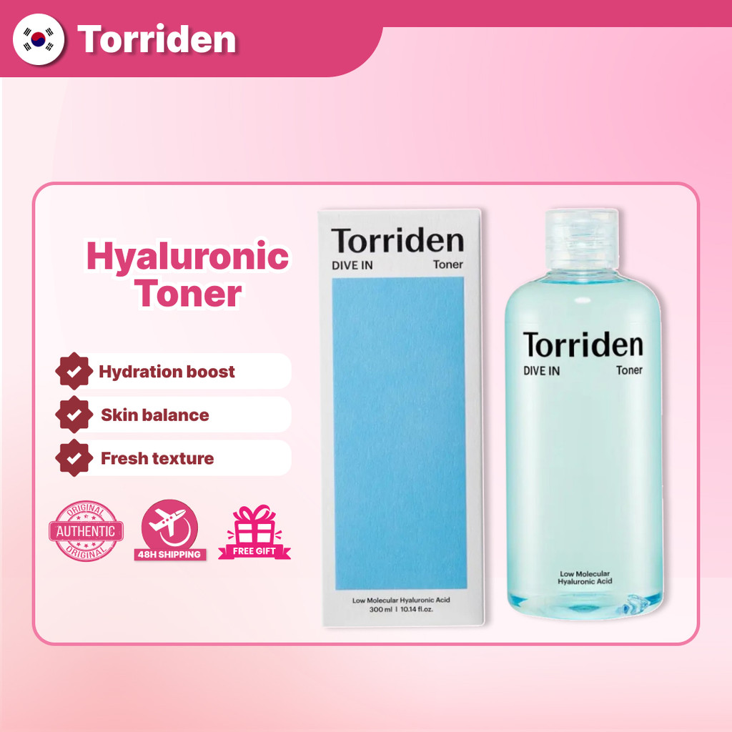 Torriden Dive In Hyaluronic Acid Toner 300ml[EXP2026.05]
