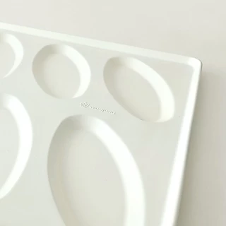 ถาดขนมปังเกลือขาว Silblanc 8 หลุม (ภาชนะอุ่น) [400*330*32] 실블랑 시오빵팬 8구