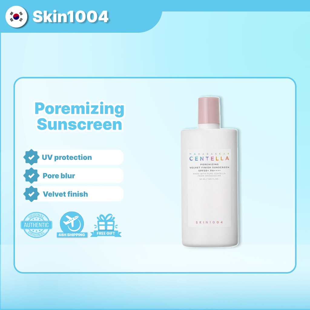 SKIN1004 Centella Poremizing Velvet Finish Sunscreen [ Renewl จาก Tinted Sun Cream ] 50ml