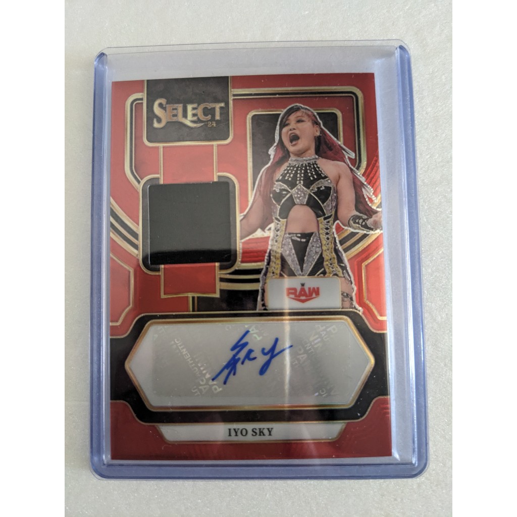 2024 Panini Select WWE Iyo Sky /49 Auto