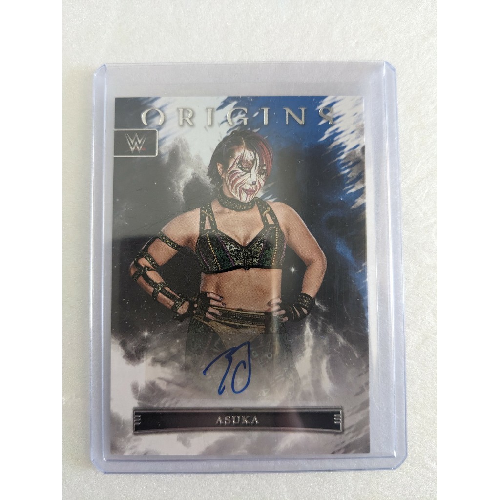 親筆簽名卡 2023 Panini Chronicles Origins WWE  ASUKA 明日華