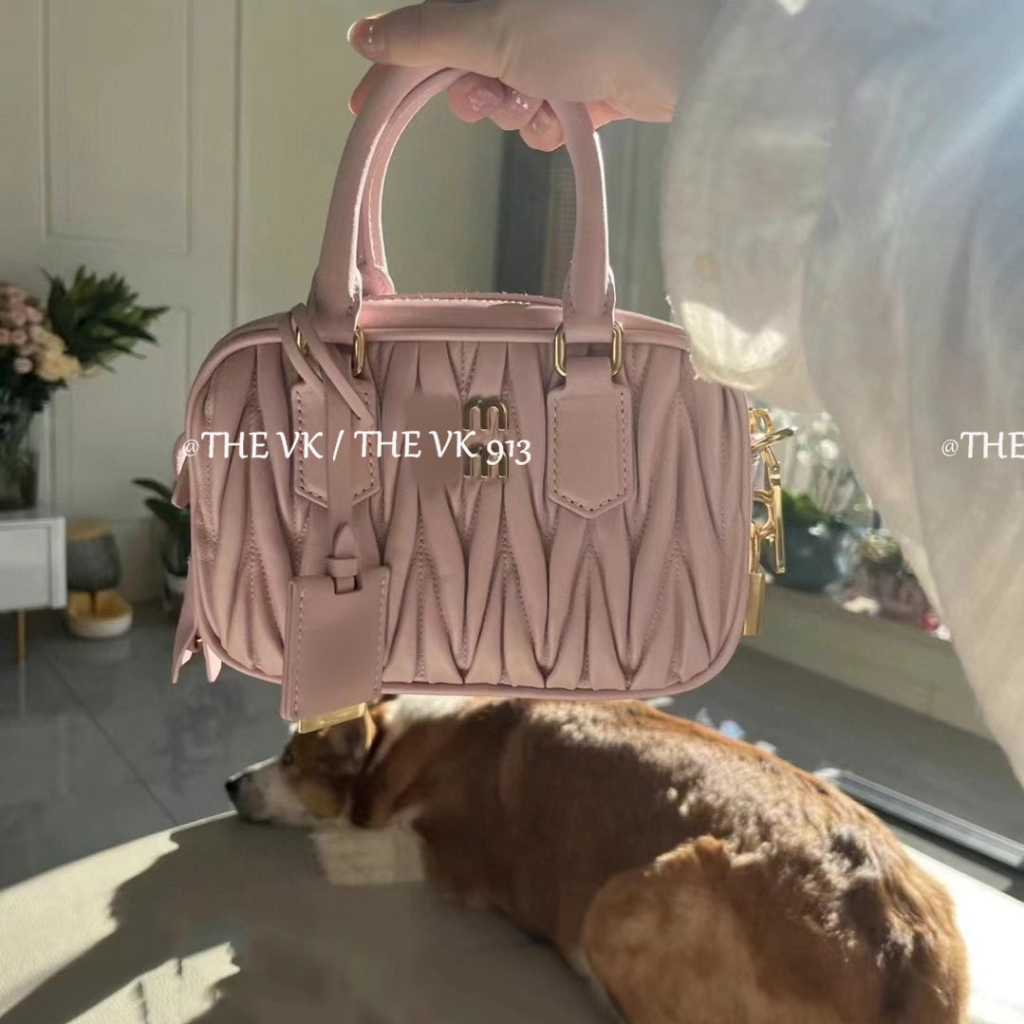 Hot Style Trend Lambskin too Pretty Bowling Handbag Retro Bag 5BB123 6bb