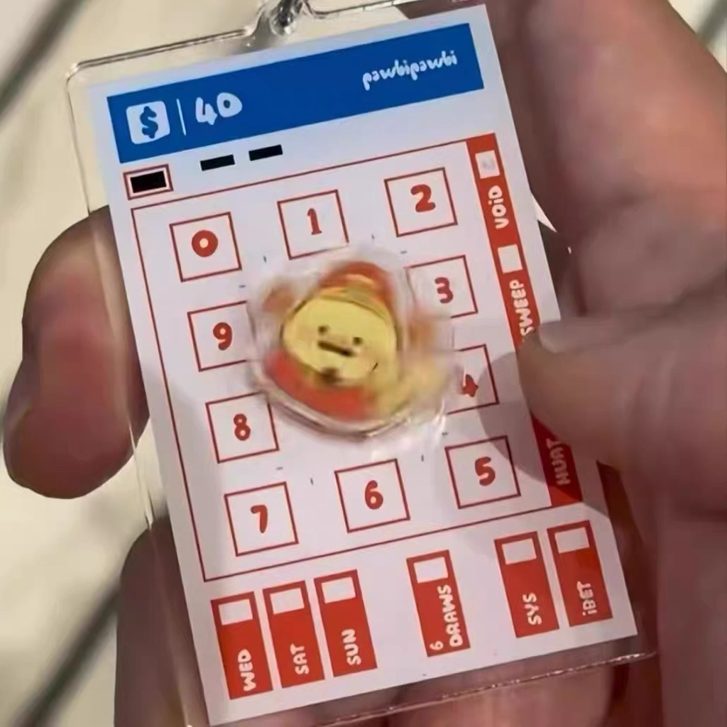 พวงกุญแจหมุน God of Wealth Fortune 4D