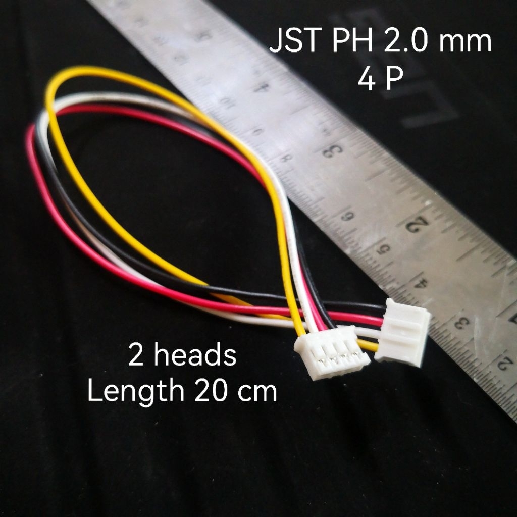 JST PH 2.0, 2-4 pins