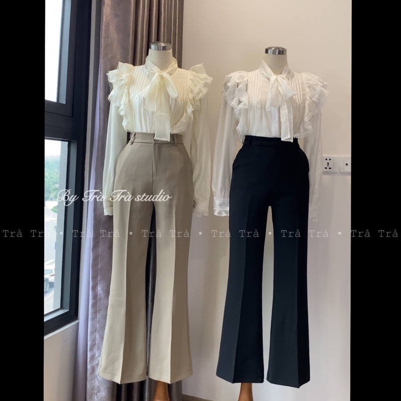 Q12- กางเกง SLIM FLARE ผู้หญิง JQ962