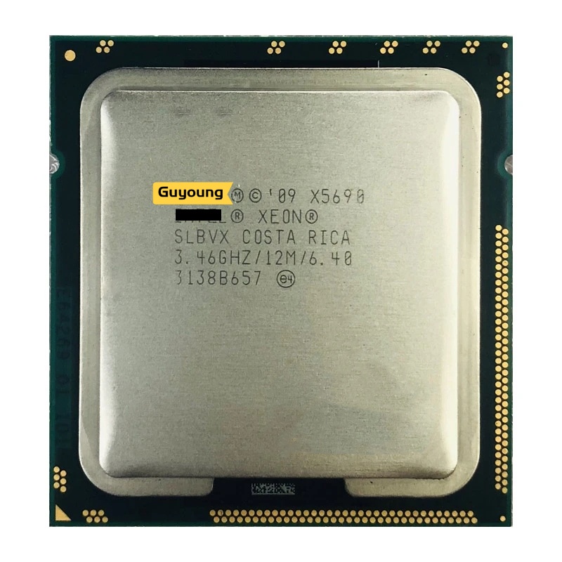 โปรเซสเซอร์ Xeon X5690 3.4 GHz ใช้แล้ว หกคอร์ สิบสองเธรด 12M 130W LGA 1366