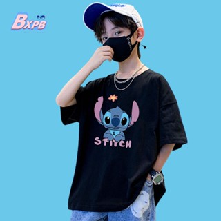 Bxpb เสื้อยืดแขนสั้น ผ้าฝ้าย พิมพ์ลายการ์ตูน คุณภาพสูง แฟชั่นฤดูร้อน สําหรับเด็กผู้ชาย และเด็กผู้หญิง ไซซ์ 110-170