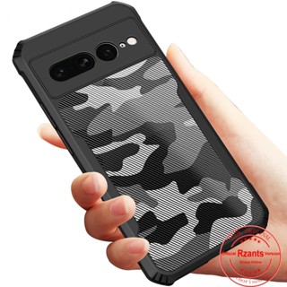 [พร้อมส่ง] เคสโทรศัพท์มือถืออะคริลิคแข็ง กันกระแทก ลายพราง สําหรับ Google Pixel 7 6 Pro 6A 4A 3A 4G 5G Pixel 3 3XL