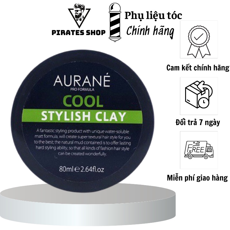 Aurane Cool Stylish clay Hair Wax 80g - โจรสลัดฝรั ่ งเศสแท ้ นําเข ้ า