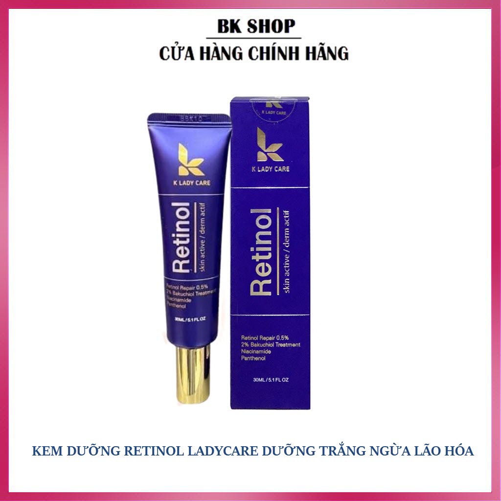 [ เกาหลี ] Bakuchiol K Lady Care Retinol K Lady Care Cream ช ่ วยให ้ ผิวขาวขึ ้ น 30ML