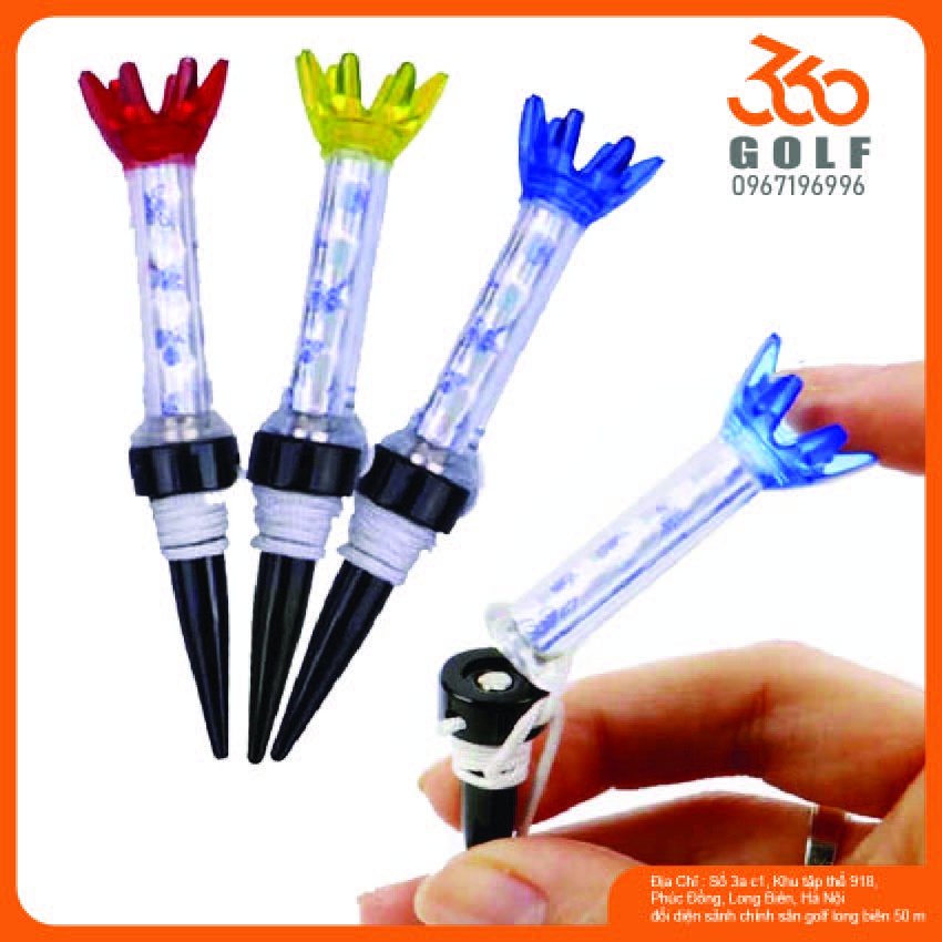 Golf Rope Tee - Magnetic Tee - Golf Ball Pole